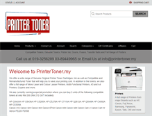 Tablet Screenshot of printertoner.my